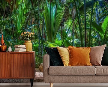 Lichtung im Palmenwald