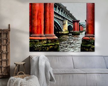 Blackfriars Railway Bridge by Dorothy Berry-Lound