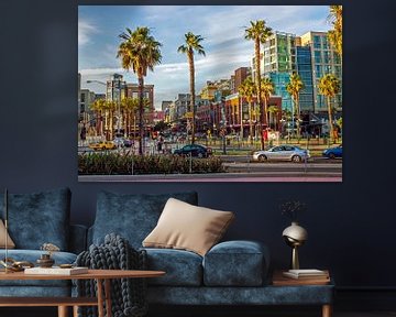 In spring day on the Streets of San Diego city. by Mikhail Pogosov
