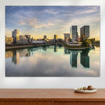 Sunset in the Media Harbour Düsseldorf