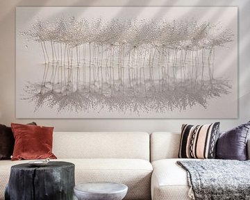 Abstract panorama: Samen alleen in de leegte (minimalisme) van Marjolijn van den Berg