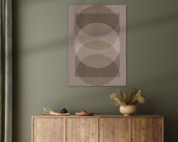 TW living - Linen collection - abstract objects brown von TW living