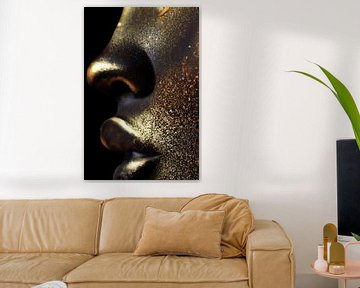 Golden Closeup van Walljar