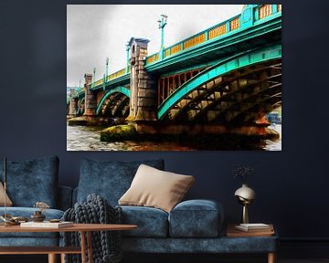 Southwark Bridge Londen van Dorothy Berry-Lound