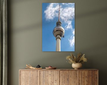 Fernsehturm  Berlijn televisiemast stadsbeeld van Marly De Kok