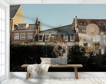 Amersfoort Muurhuizen vanaf de Westsingel van Amersfoort Fotoprint