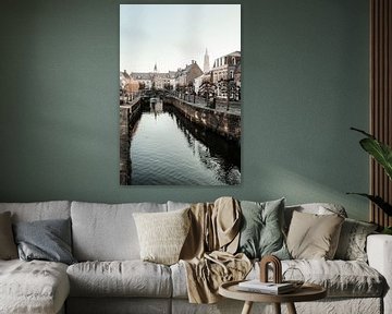 Amersfoort Koppelpoort Blick auf die Eem (stehend) von Amersfoort Fotoprint