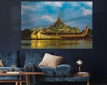 The Royal Barque in Yangon by Roland Brack