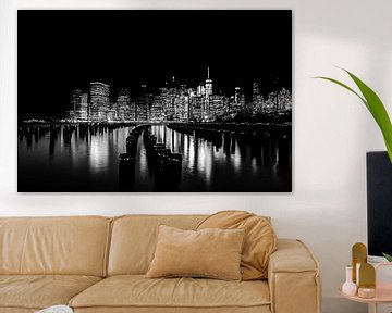 FineArt in schwarz-weiß, Manhattan von Eddy Westdijk