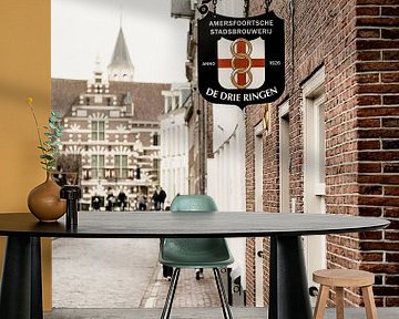 Amersfoort De Drie Ringen Stadsbrouwerij van Amersfoort Fotoprint