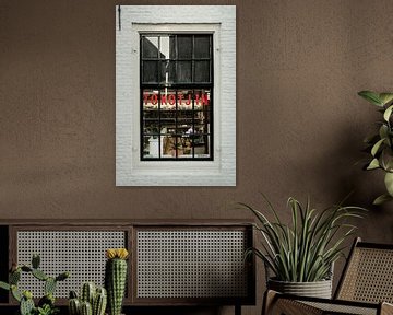 Toko Tjin in Amersfoort details through window by Amersfoort Fotoprint