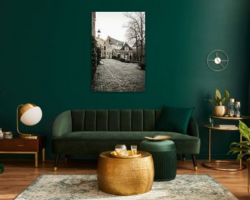 Amersfoort Muurhuizen in der Nähe der Korte Gracht von Amersfoort Fotoprint