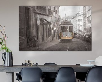 Straßenbahn in Lissabon von Rene van Heerdt