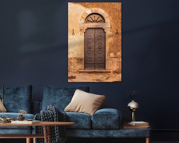 Large ornate metal door by Dafne Vos