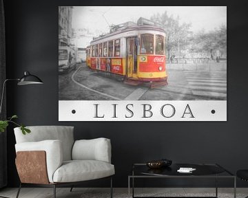 tram in Lissabon van Rene van Heerdt