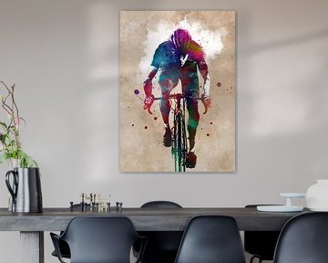 Cyclisme Vélo sport art #cycling #sport #biking sur JBJart Justyna Jaszke