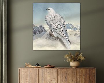 Greenland Falcon van Marja van den Hurk