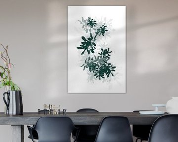 Botanisch - Abstracte kunst van Studio Malabar