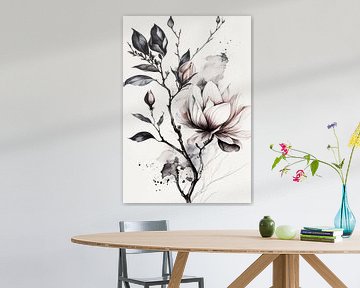 Magnolia bloesem van Bert Nijholt