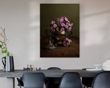 Bowl with flowers - fine art photo print