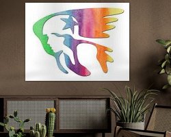Example of the artwork in a room