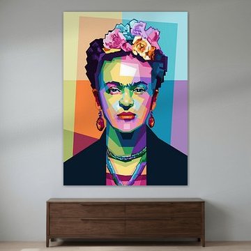 Frida Pop Art WPAP