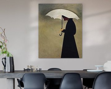 Die Dame mit dem Regenschirm