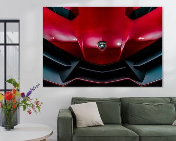 Aggressive Nase eines Lamborghini von autofotografie nederland