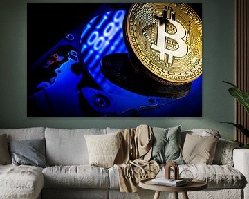 bitcoin op een harde schijf van Lex van Lieshout