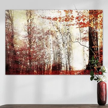 Art with picturesque warm autumn colours by Rob Visser