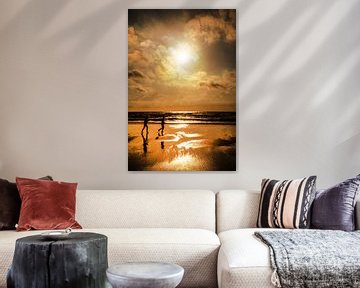 Joggen op t strand by Harrie Muis