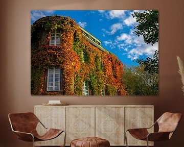 House in autumn by Jan Schneckenhaus