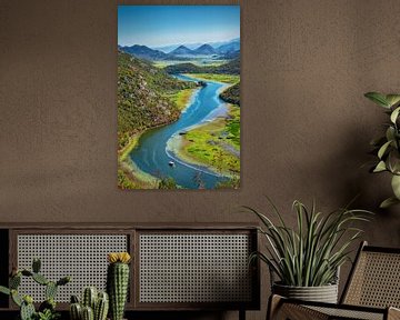 Canyon du lac Skadar au Monténégro sur Katho Menden