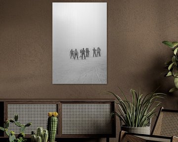 Wintersport im Nebel von Studio Nieuwland