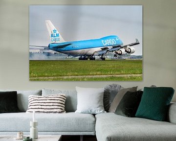 KLM Boeing 747-400 ERF "Eendracht" is geland. van Jaap van den Berg