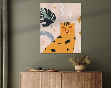 Speelse illustratie wildlife van Studio Allee