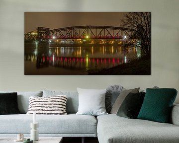 Magdebourg - Pont levant de nuit sur t.ART