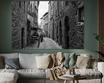 Rue à Volterra Toscane sur Frank Andree