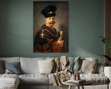 Rembrandt van Rijn Een Poolse edelman