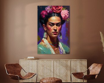 Portrait Of Frida by treechild .