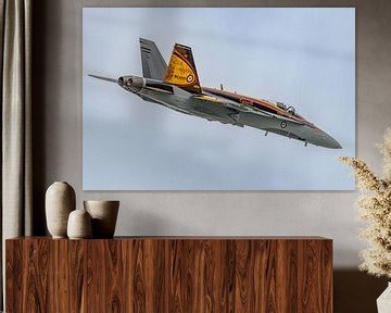 Royal Canadian Air Force CF-18 Hornet Solo Display 2016. van Jaap van den Berg
