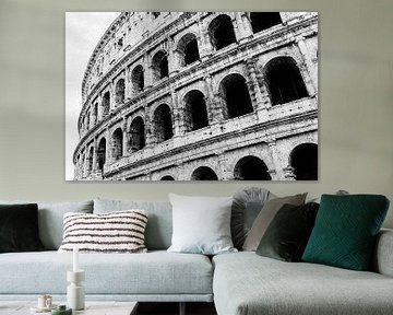 Colisée à Rome, Italie | Photographie en noir et blanc