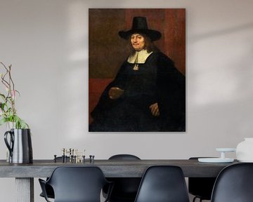 Rembrandt van Rijn, Porträt eines Mannes in einem hohen Hut
