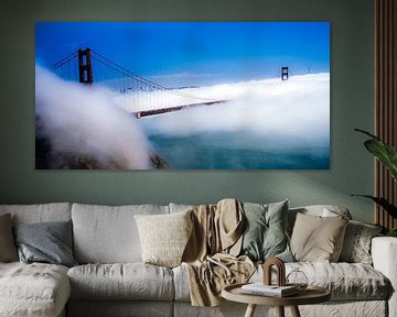 Golden Gate Bridge im Nebel von Dieter Walther