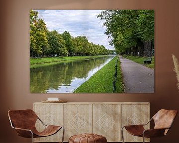 Walk along the Nymphenburg Canal in Munich by Peter Baier