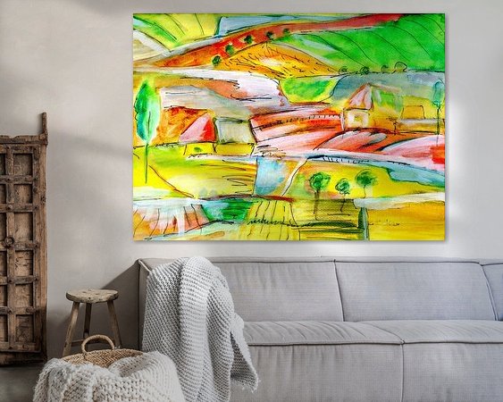 Example of the artwork in a room