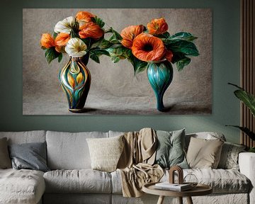 The Flowers of Art-Deco van Sven van der Wal