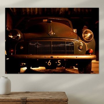 oldtimer in de schuur