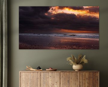 Stormachtige zonsondergang van Pitkovskiy Photography|ART