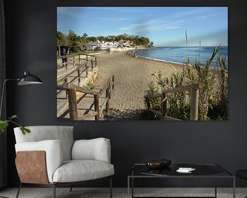 Belle côte espagnole à Estepona.